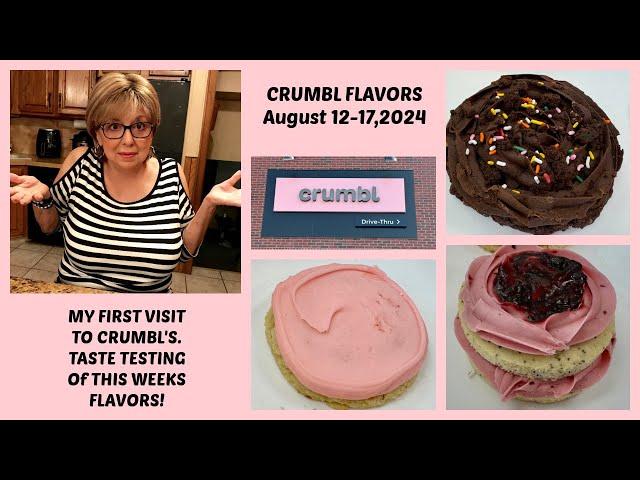 MY CRUMBL COOKIE REVIEW and TASTE TEST August 12 -17, 2024. My first time in the new store!