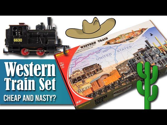 The Worst Quality Train Set Ever? | Mehano Western Train Set | Unboxing & Review