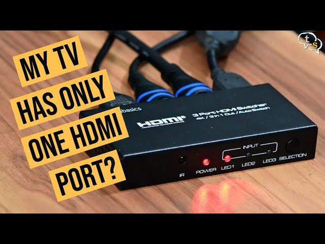 AmazonBasics 4K HDMI 3x1 Switch | My TV has only one HDMI Port