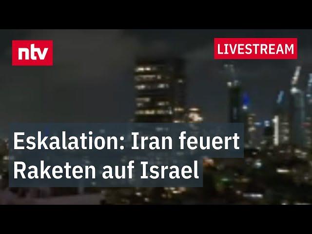 LIVE: Eskalation im Nahen Osten: Iran feuert Raketen auf Israel