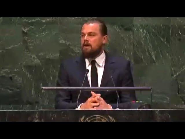 Leonardo DiCaprio's Powerful Climate Summit Speech