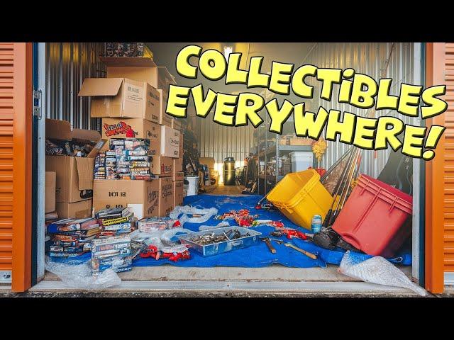 FINDING COLLECTIBLES IN THIS $1600 ABANDONED STORAGE UNIT!