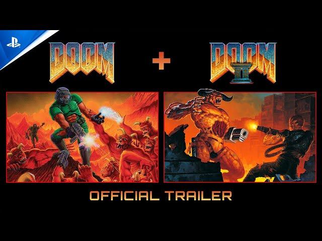 DOOM + DOOM II - Official Trailer | PS5 & PS4 Games