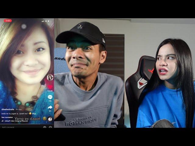 Alieff React Tiktok Bella !!! Pandai Ke Bini Aku Main Tiktok ?