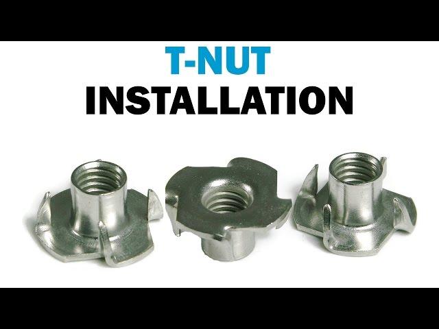 Installing T-Nuts In Wood | Fasteners101