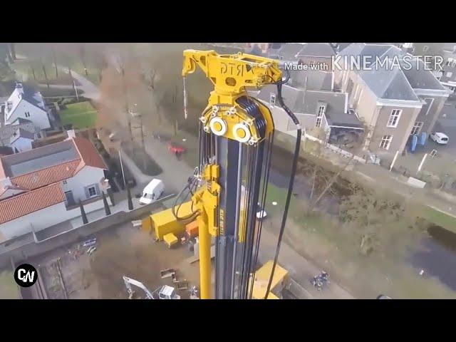 Steel piling || pile driving Machine || Civil works || 2020