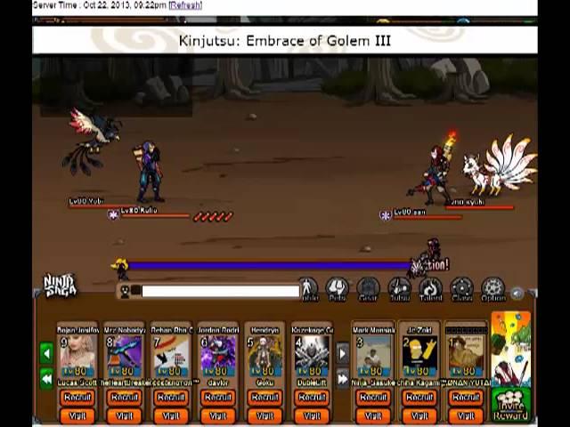 First PVP Ninja Saga