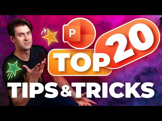 TOP 20 PowerPoint TIPS & TRICKS!