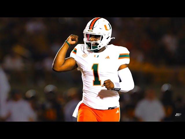 Miami QB Cam Ward 2024 Highlights ᴴᴰ