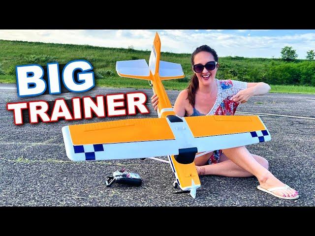 EASY FLIGHT Mode ACTIVATED!!! - UNDER $200 RC Trainer Plane - FMS Ranger 1220mm