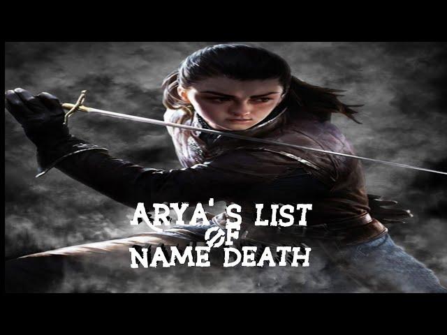 Arya 's killing pepole on her's list part -1 | GoT | Clip |