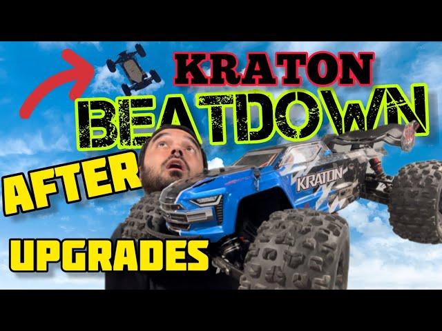 Arrma Kraton 6s - Epic bash! Beatdown test after upgrades!