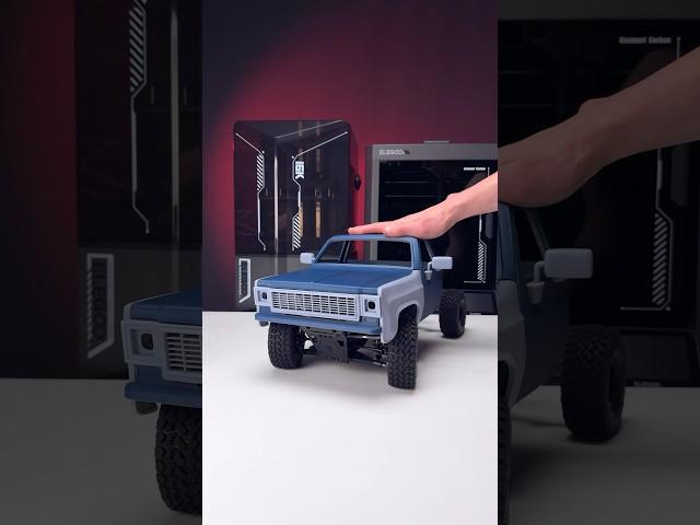 Demolition derby RC truck body is printed using Elegoo Centauri Carbon and Elegoo Saturn 4 Ultra 16K