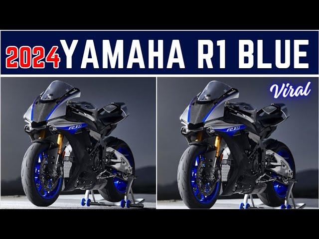 Yamaha R1 Features | 2024 Yamaha R1 Blue Motorcycle Overview | Drive Pedia