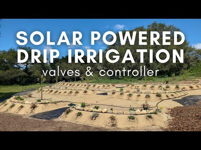 DIY Solar Powered Drip Irrigation System: Valves, Controller, Zones and More