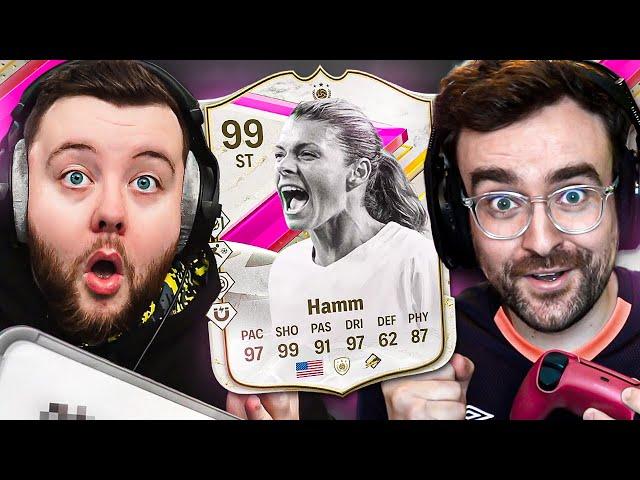 FC24 Squad Builder Showdown! 99 FUTTIES ICON MIA HAMM!!!