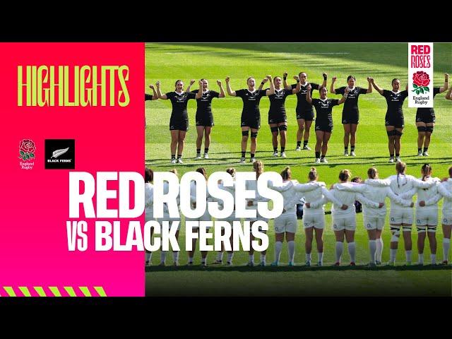 WORLD CHAMPIONS DEFEATED | Red Roses v Black Ferns higlights