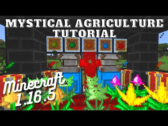 Mystical Agriculture Tutorial - Minecraft 1.16.5