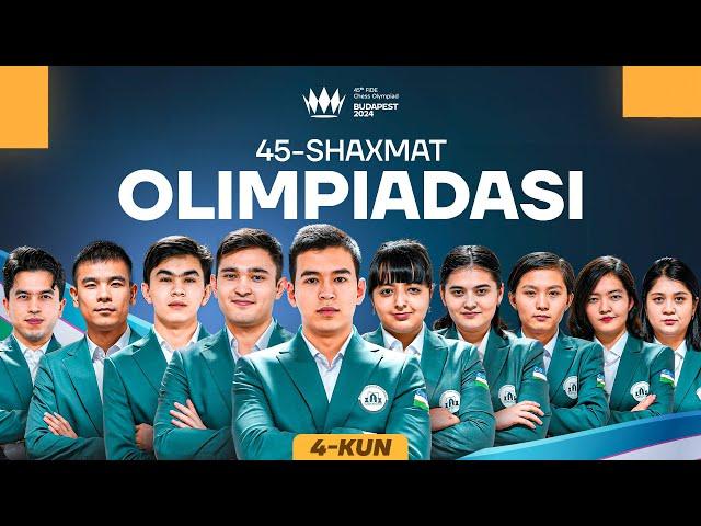 O'zbekistan - Vietnam  |  45 - BUTUNJAHON SHAXMAT OLIMPIADASI | 4 - TUR