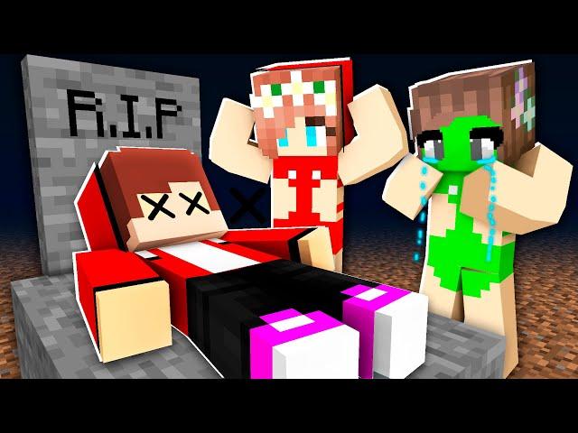 R.I.P. JJ - WHO DID IT with JJ Girl and Mikey Girl in Minecraft Challenge - Maizen