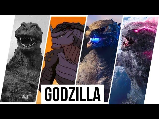 Godzilla Evolution in Movies & TV Shows & Cartoons / Facts (1954-2024)