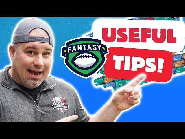 5 MUST USE Tips To Get Better At Fantasy Football - 2024 Fantasy Football Advice