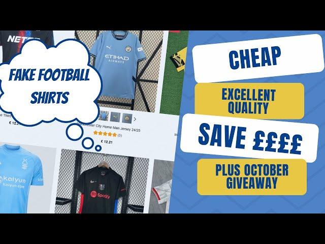 Fake Football Shirts - Cheap and Amazing QUALITY!! - JJSport44 - Plus October Giveaway