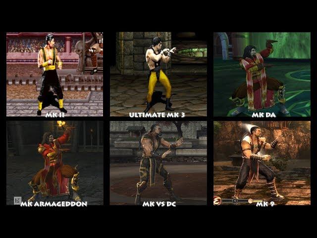 Mortal Kombat SHANG TSUNG Graphic Evolution 1992-2011 | ARCADE PS2 XBOX PC | PC ULTRA