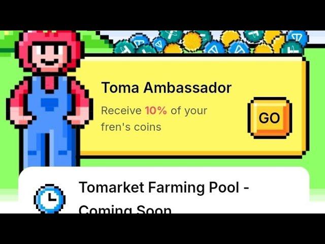 Tomarket new update for token distributing | 80% Only | जल्दी से देखो #tomarket #token