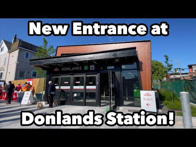 Open House at Donlands Station's New Entrance!