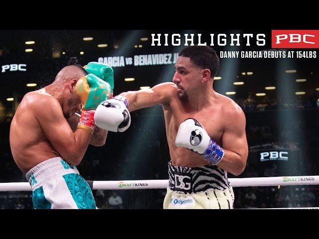 Danny Garcia makes a statement in his 154 lb debut vs Jose Benavidez | FIGHT HIGHLIGHTS