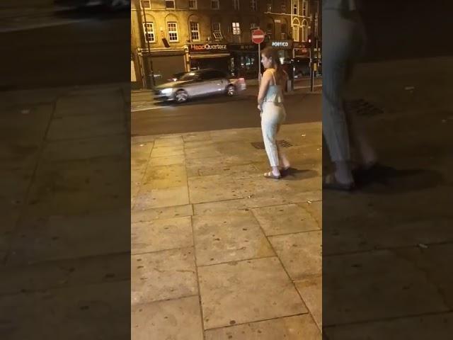 Clapham High Street drunk lady