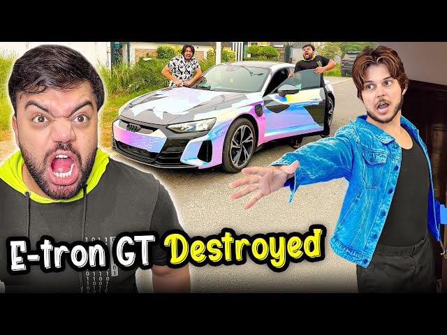 E-tron GT Got Destroyed  | Zabardasti Gari Wapis Le Aya 