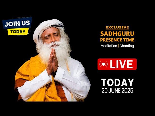 LIVE | Sadhguru Presence Time | 6 pm IST | 20 JUNE | Isha Yoga Center | Be With Sadhguru | #Day778