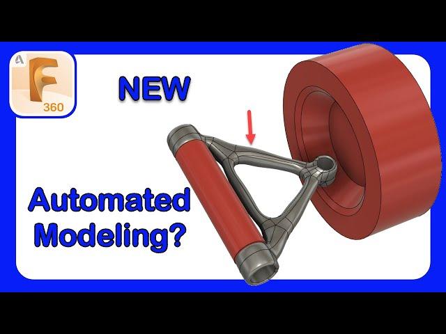 What is Automated Modeling? | What's New in Fusion 360 #Fusion360 #Automated Modeling