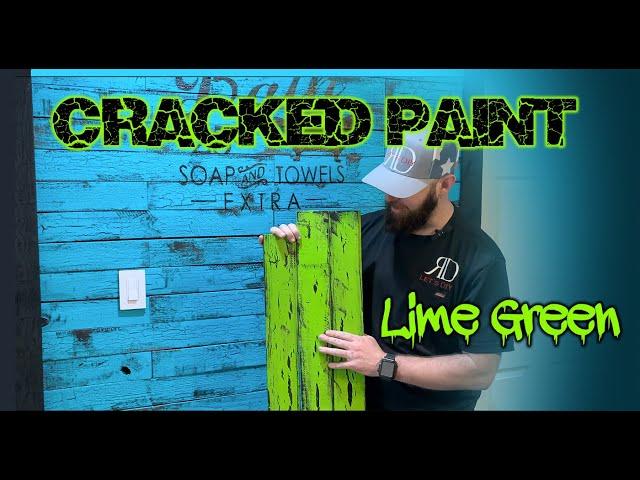 Lime Green Pallet Wood Wall!