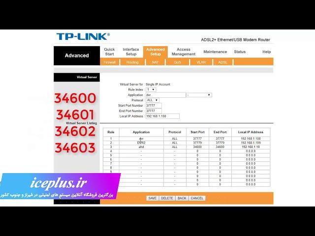 انتقال تصویر به روش آی پی استاتیک ip static