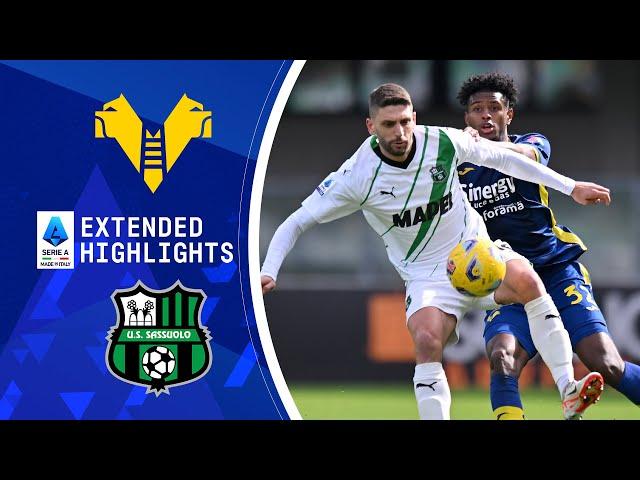 Hellas Verona vs. Sassuolo: Extended Highlights | Serie A | CBS Sports Golazo
