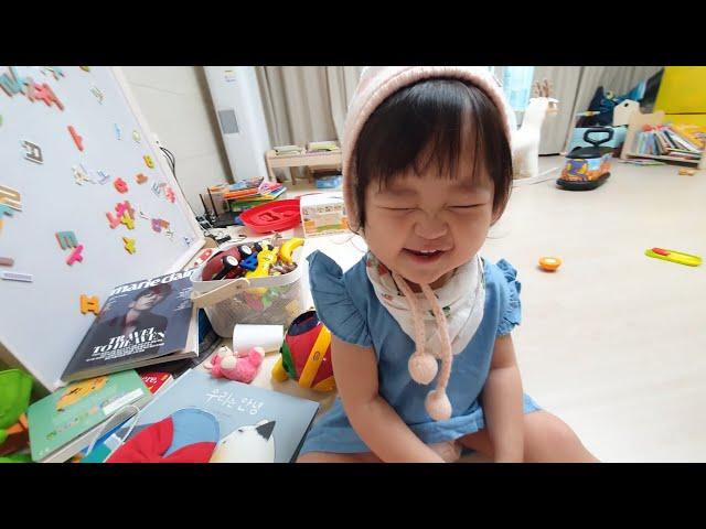 [SUB] Happy Korean baby RUDA with a new playroom. 