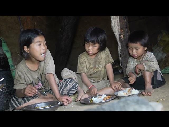 Nepali village || Cooking parsley vegetables in the village