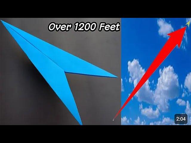 How to Make Paper Airplane That Flies Far Easy,How to Make Paper Airplane