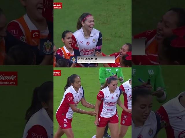 CALZÓN CHINO A RUBI SOTO Y LICHA CERVANTES ️ | CHIVAS FEMENIL 4-1 Atlas | #futbol #chivas