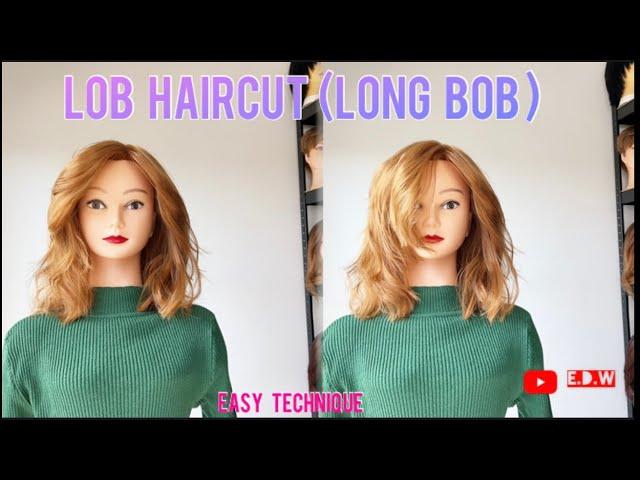 🟣LOB  HAIRCUT ️ LONG BOB // Carré Plongeant Long Bob Italien