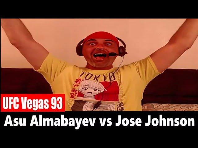 UFC Vegas 93: Asu Almabayev vs Jose Johnson REACTION