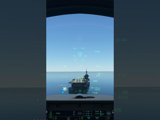Msfs 2020 Charles de Gualle aircraft carrier landing F-35c Xbox series x