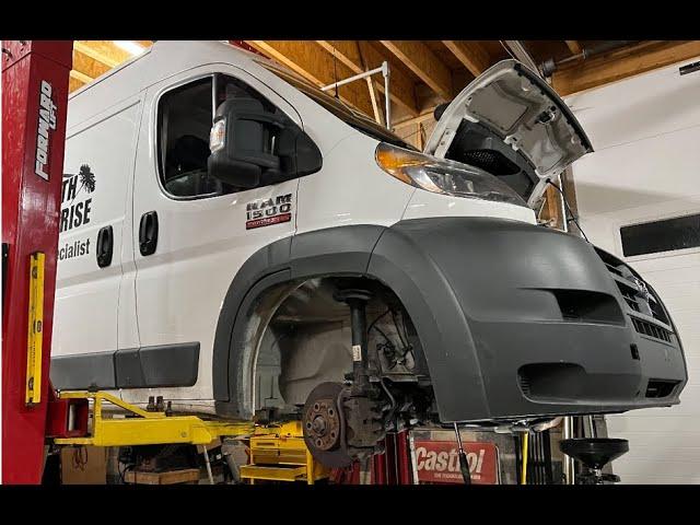 Ram Promaster 1500 62te transmission removal