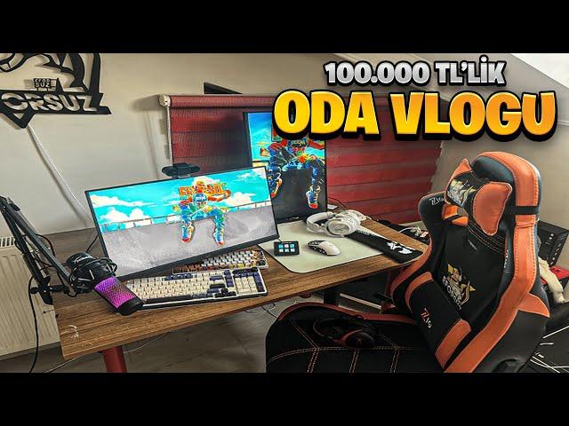 100.000 TL Valorant Oyuncu Odası! Eforsuz'un Ekipmanları! VLOG