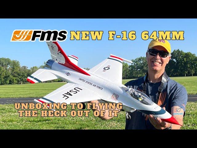 New FMS F-16 Fighting Falcon 64mm EDF