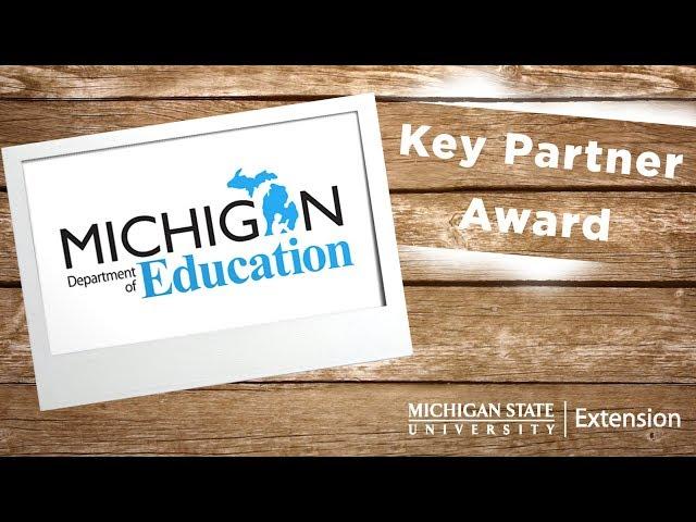2018 Key Partner - Michigan Department of Education