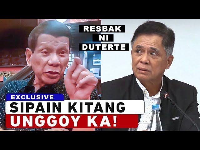 Sagot ni Duterte Kay Paduano